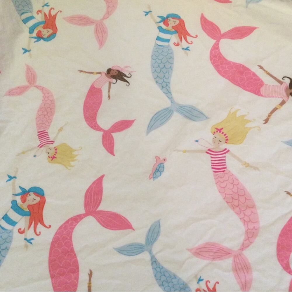 Pottery Barn Kids MERMAIDS Full fitted Sheet